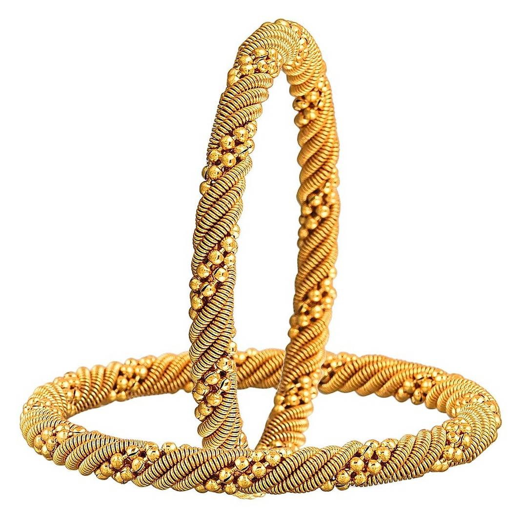 Traditional Gold Plated Bangles Main image