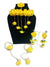 Yellow Bridal Flower Jewellery Set with Earrings, Bracelet & Maang Tika GlowRoad