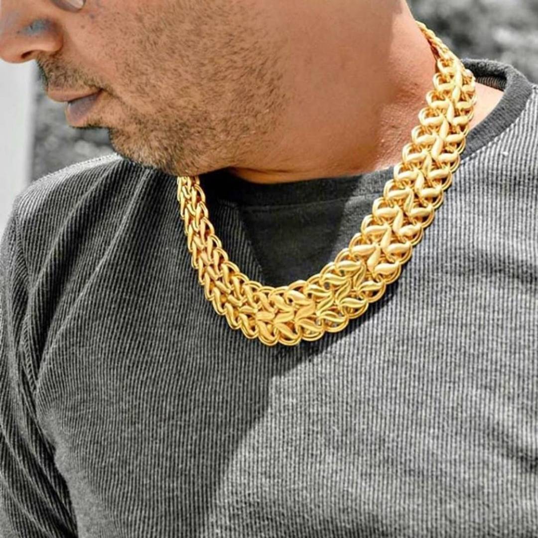 Jewels Kafe Brass Chain for mens (Men's Chain)