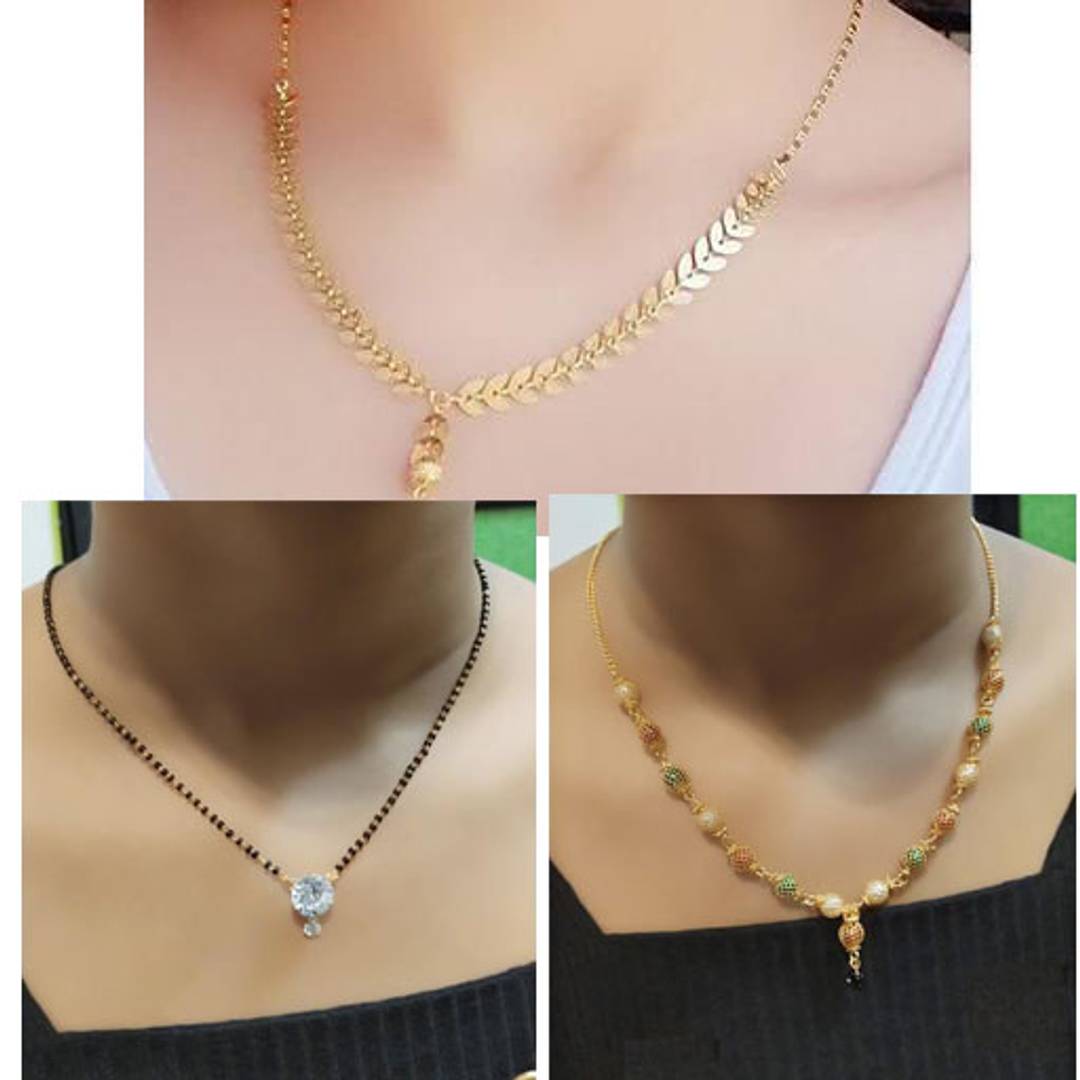 Trendy Designer Alloy Mangalsutra Combo Main image