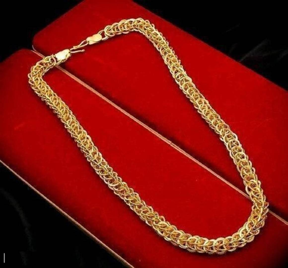 Trendy Stylish Brass Statement Chain For Men Main image