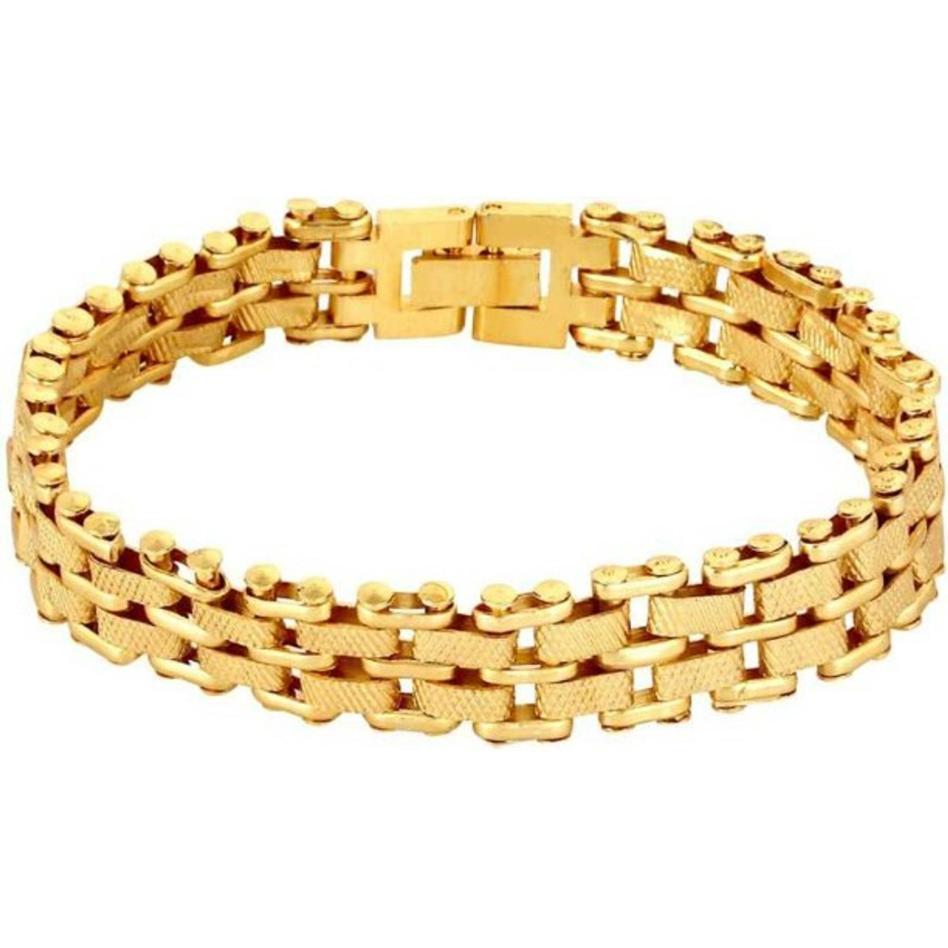 Trendy gold plated bracelet Main image