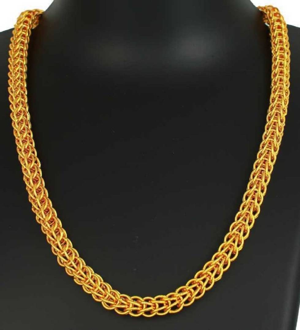 Designer Gold Plated Men's Chain