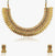 Gold Plated Choker Necklace With Earrings Set GlowRoad