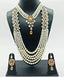Shimmering Alloy Jewellery Set For Women- 2 Necklaces And 1 Pair Of Earrings