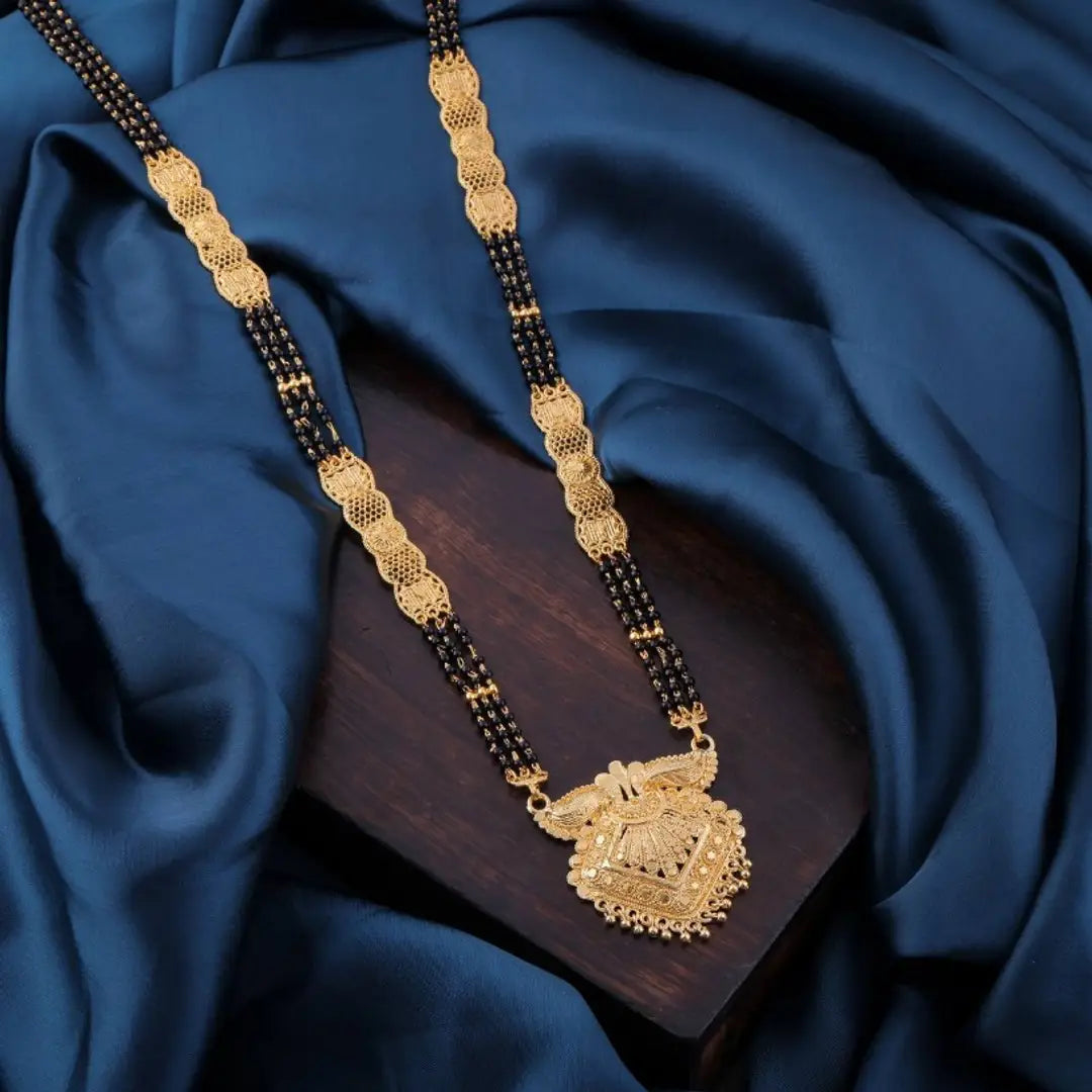 TRADITIONAL LONG MANGALSUTRA NEW LOOK
