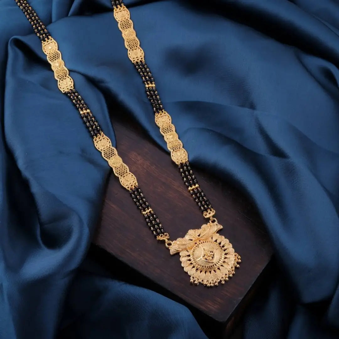 TRADITIONAL LONG MANGALSUTRA NEW LOOK Main image