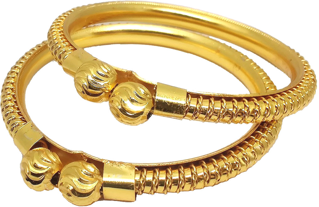 Jewels Kafe Gold-Plated Bangle Set Combo(Pack of 12)