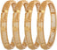 Jewels Kafe Gold Plated Bangle Set (Pack of 4) 2.8