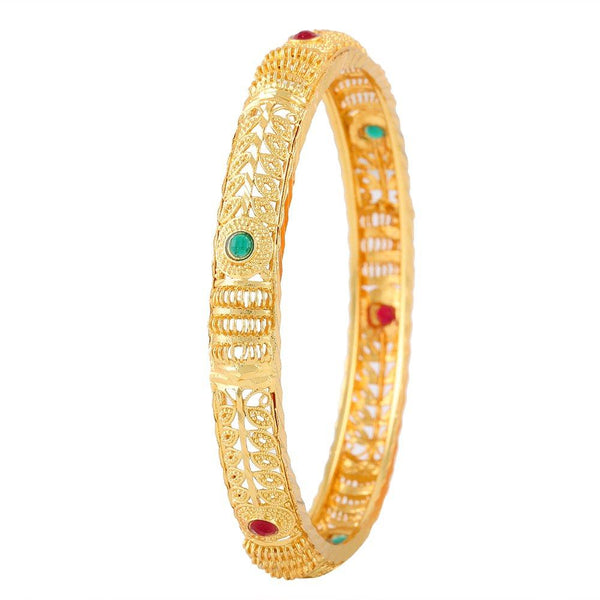 Jewels Kafe One Gram Gold Plated Bangle Set of 4