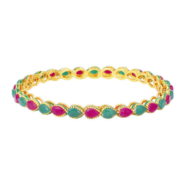 Jewels Kafe Gold Plated Bangle Set (Pack of 4)