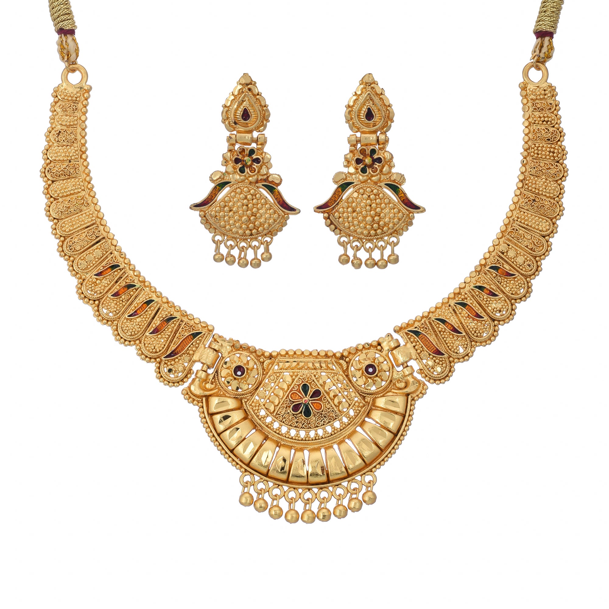 Jewels Kafe One Gram Gold Plated Necklace Set Main image