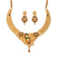 Jewels Kafe Gold Plated Necklace Set