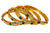 Jewels Kafe Delicate Design Gold Plated Bangle Set of 4 Jewels Kafe