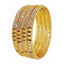 Jewels Kafe Gold Plated Bangle Set of 4 2.8