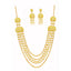 Jewels Kafe One Gram Gold Plated 5 Layer Necklace Set