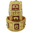Jewels Kafe One Gram Gold Plated Forming Kada Set of 2 2.8