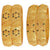 Jewels Kafe  Alloy Gold-Plated Bangle Set(Pack of 4) Jewels Kafe