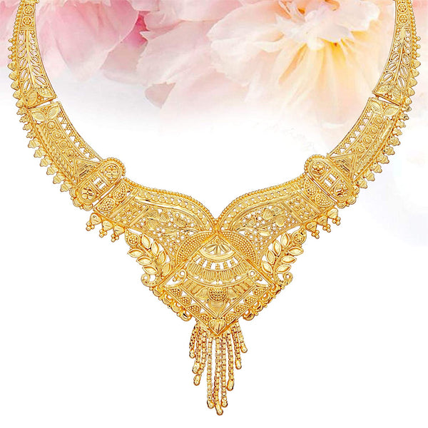 Jewels Kafe Gold Plated Necklace Set