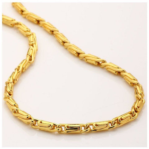 Jewels Kafe Trendy Designer Gold Plated Men's Chain Jewels Kafe