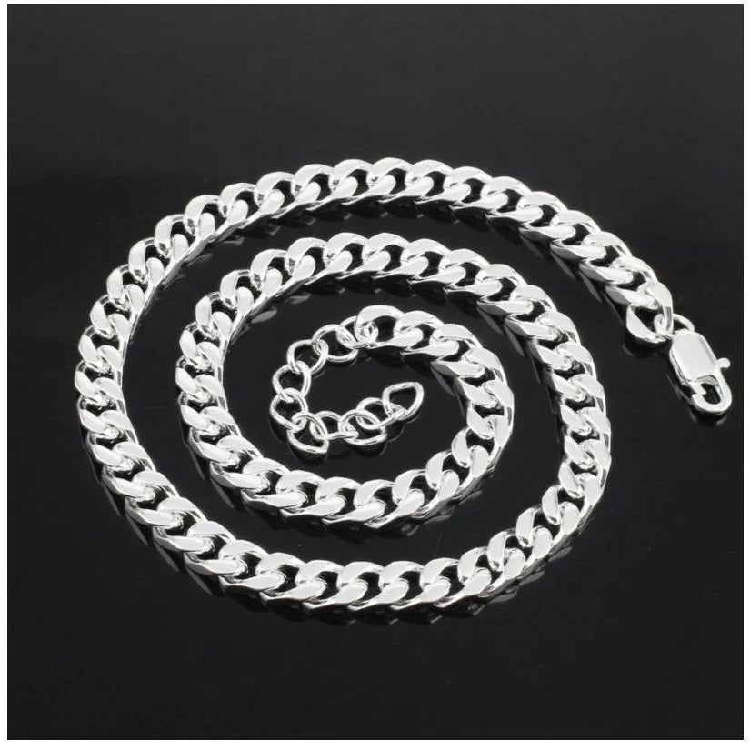 Jewels Kafe Trendy Designer Silver Men's Chain