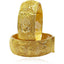 Jewels Kafe One Gram Gold Plated Bangle Set of 2 2.8