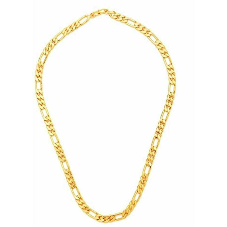 Jewels Kafe Trending Gold Plated Men's Chain & Bracelet Combo
