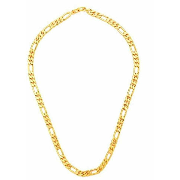 Jewels Kafe Trending Gold Plated Men's Chain & Bracelet Combo