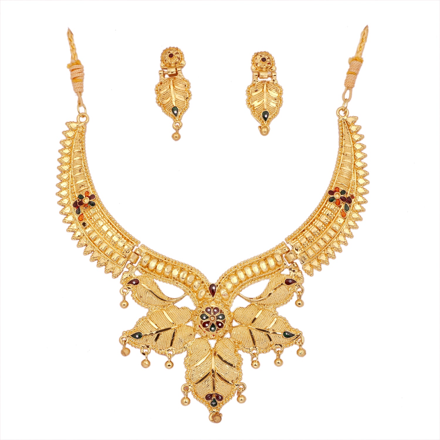 Jewels Kafe Gold Plated Necklace Set Main image