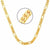 Jewels Kafe Trendy Gold Plated Brass Men's Chain Combo Pack of 4 Jewels Kafe
