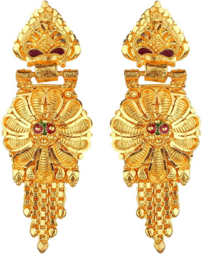Jewels Kafe One Gram Gold Plated Necklace Set