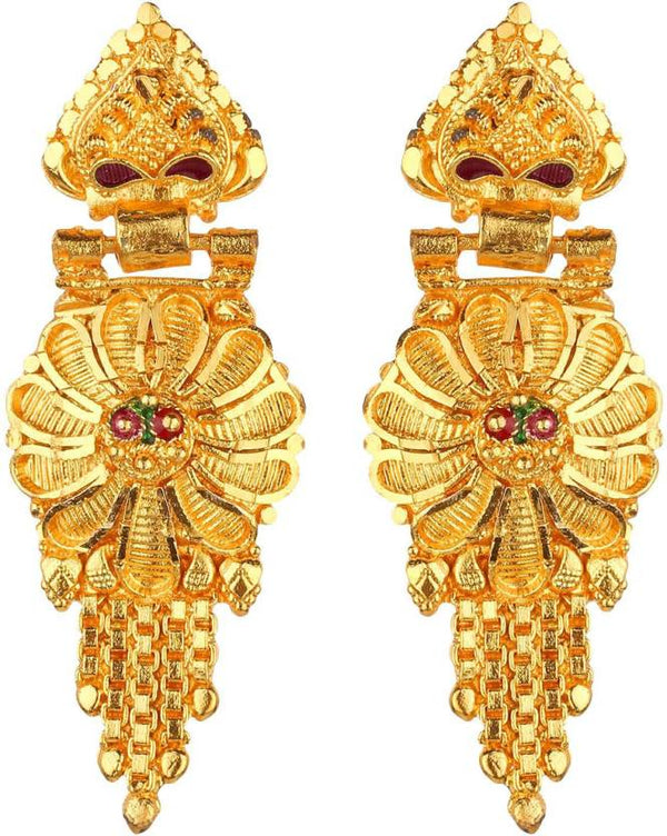 Jewels Kafe One Gram Gold Plated Necklace Set