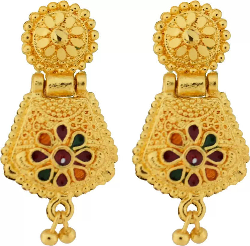 Jewels Kafe One Gram Gold Plated Necklace Set