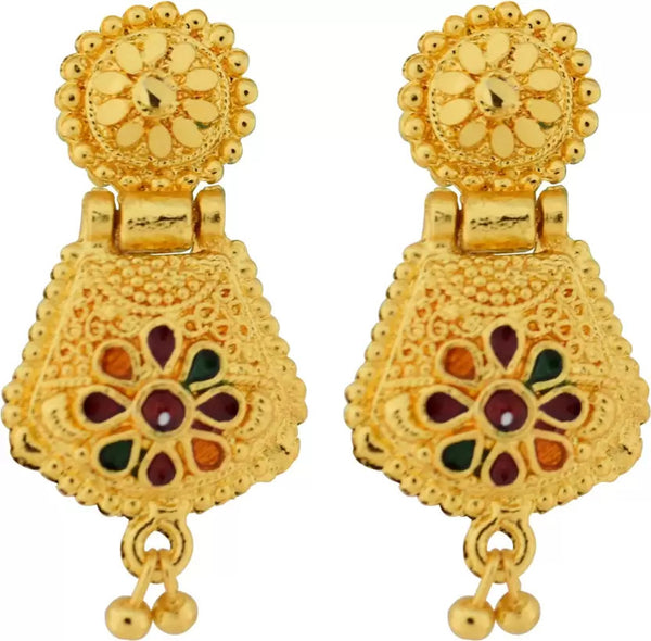 Jewels Kafe One Gram Gold Plated Necklace Set