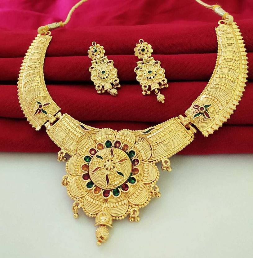 Jewels Kafe One Gram Gold Plated Necklace Set Main image