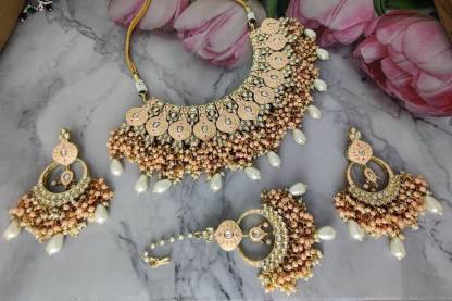 Jewels Kafe One Gram Gold Plated Necklace Set Main image