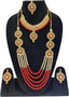 Jewels Kafe One Gram Gold Plated Pearl Necklace Set