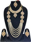 Jewels Kafe One Gram Gold Plated Pearl Necklace Set